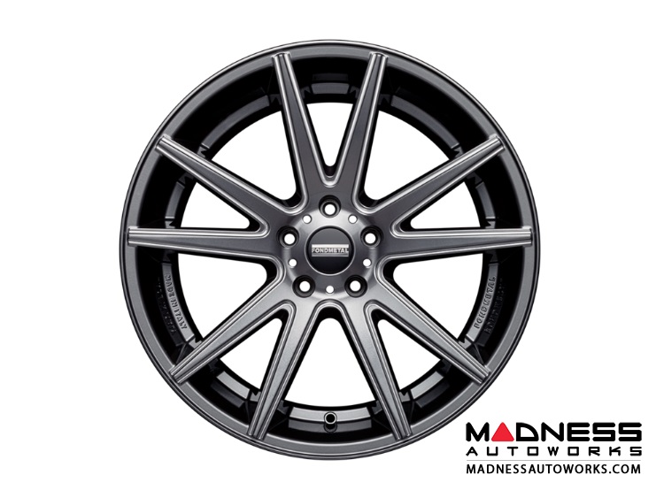 Maserati GranTurismo Custom Wheels by Fondmetal - Gloss Titanium Milled